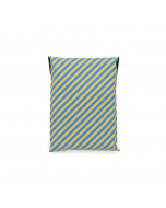 P49.008.035 Verzendzakken Recycled S - Stripe Blue/Yellow - 25 x 35 cm