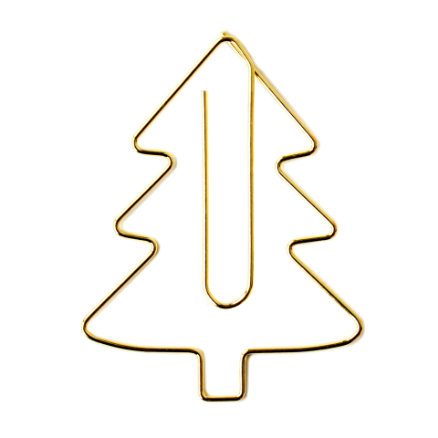 P39.602.060 X-mas Clips - Tree - Gold Large-1