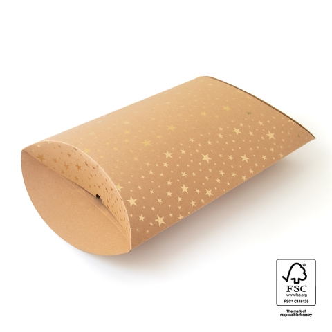 P47.101.040 Pillow boxes - Large - Craft Golden Stars 