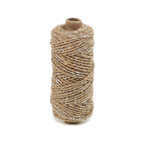 Seil - Twist - Natural / Silber