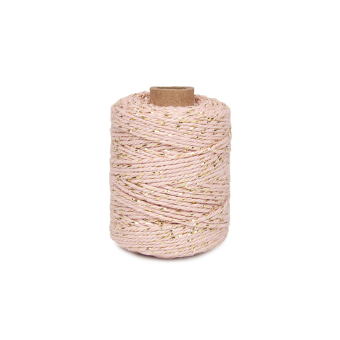 Seil - Twist - Pink / Gold