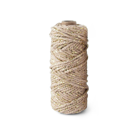 Seil - Twist - Natural / Gold