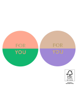 P74.399.250 Stickers Duo - For You Split Gold