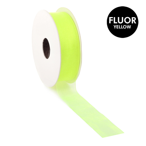 Band - Organza Fluor Yellow